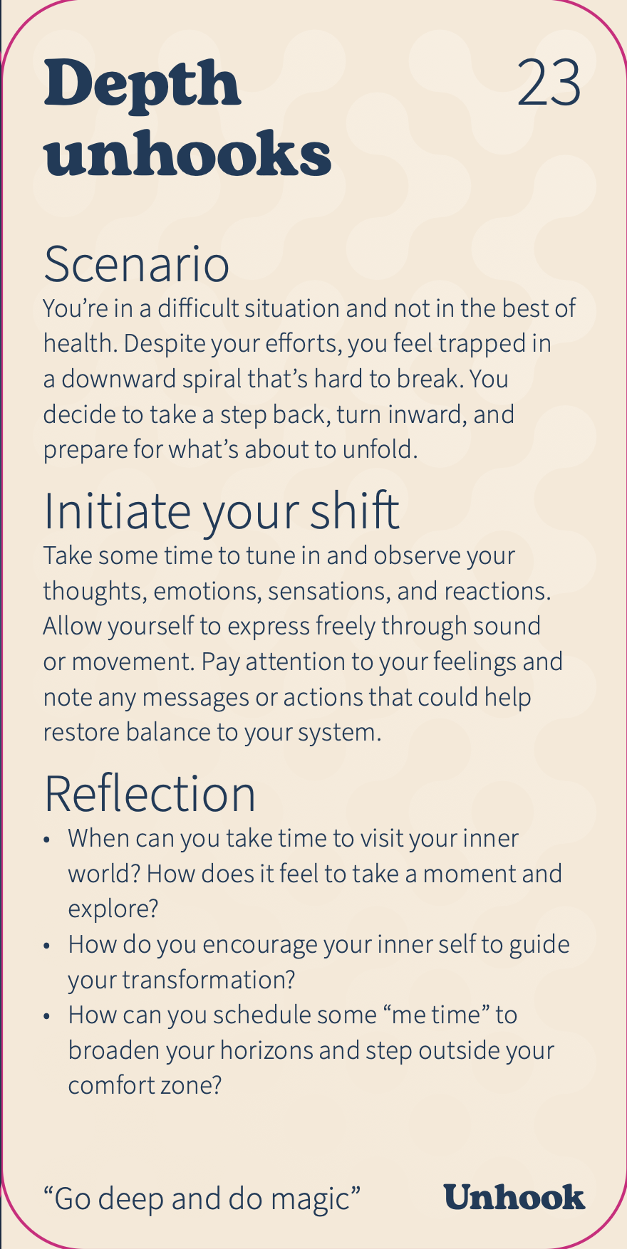 Energize card